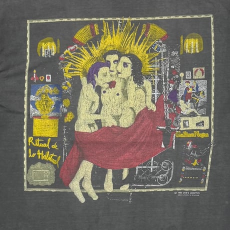 JANE'S ADDICTION RITUAL DE LO HABITUAL TOUR 1991 FADED BLACK FITS XL 4052