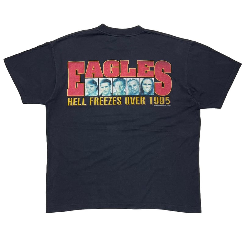 Eagles Hell Freezes Over 1995 Tシャツ EAGLES HELL FREEZES OVER WORLD TOUR 1995 FITS X
