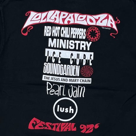LOLLAPALOOZA 1992 GIANT BY TEEJAYS XL 1901