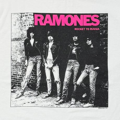 RAMONES ROCKET TO RUSSIA RINGER ALSTYLE MEDIUM 1500
