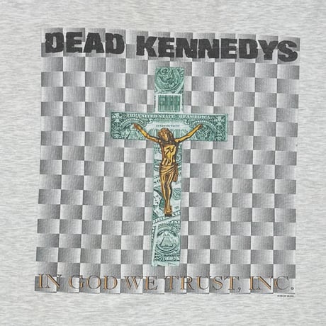 DEAD KENNEDYS IN GOD WE TRUST INC ASH GREY BLUE THUNDER XL 0299