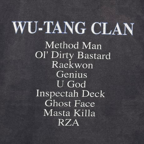 WU-TANG CLAN BLUE GLOBE LOGO POLYGRAM XL 4513