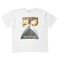 TITANIC 1998 POSTER DESIGN MOVIE PROMO WHITE U.S. T’S XL 7456