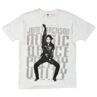 JANET JACKSON RHYTHM NATION WORLD TOUR 1990 WHITE HANES LARGE 0361