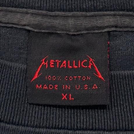 METALLICA 1991 4FACE TOUR METALLICA TAG XL 9385