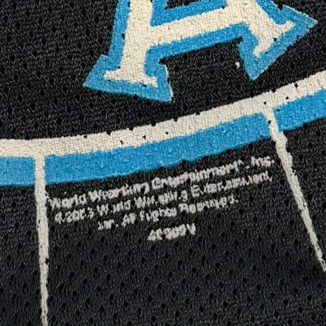 STONE COLD AUSTIN 3:16 FOOTBALL JERSEY MESH BLACK LARGE 2328