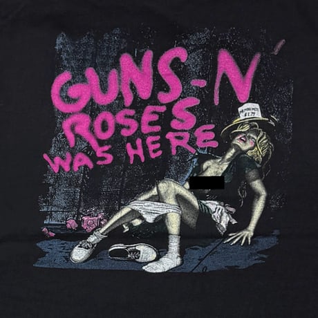 GUNS N' ROSES WAS HERE 1987 EURO FITS XL 1386