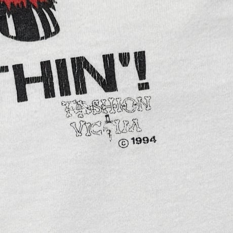 MONOPOLY GO TO HELL FASHION VICTIM 1996 WHITE FRUIT OF THE LOOM LARGE 1713