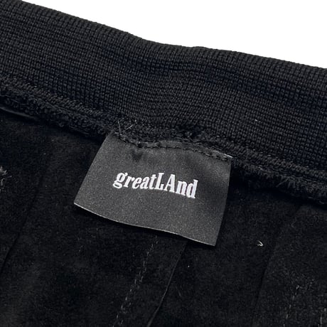 greatLAnd ORIGINAL AXL LEATHER SHORTS BLACK