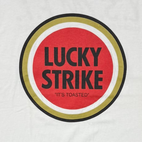 LUCKY STRIKE L.S./M.F.T. MEANS FINE TOBACCO WHITE FITS XL 0939