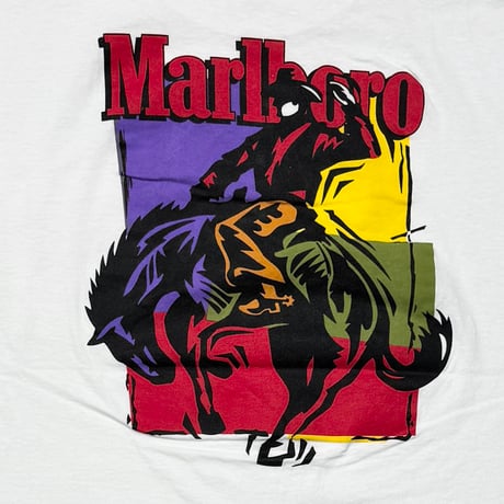 Marlboro MAN BACK PRINT POCKET TEE WHITE XL 9213