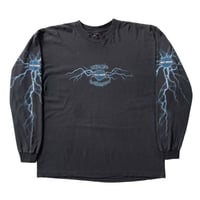 HARLEY DAVIDSON	2001 BLUE THUNDER ARM PRINT LS FITS XL 1866