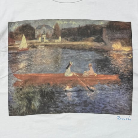 FRAMED RENOIR THE SKIFF ART WHITE JERZEES XL 1896