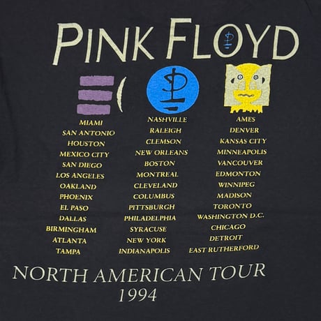 PINK FLOYD NORTH AMERICAN TOUR 1994 BROCKUM LARGE 2212