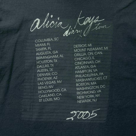 ALICIA KEYS DIARY TOUR 2005 ANVIL LARGE 0926