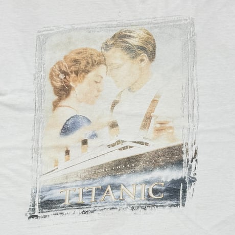 TITANIC MOVIE PROMO JAM'S TAG FITS XL WHITE 3395