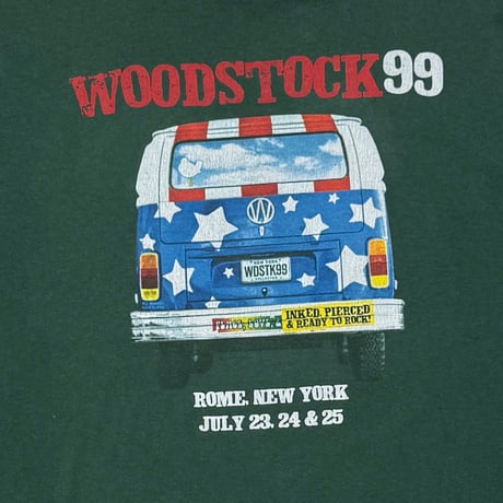 WOODSTOCK 1999 VW GREEN POLYGRAM XL 0900