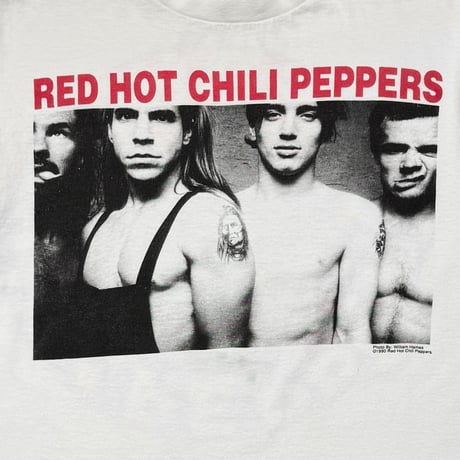 RED HOT CHILI PEPPERS WILLIAM HAMES PORTRAIT WHITE SOFTEE XL 2004