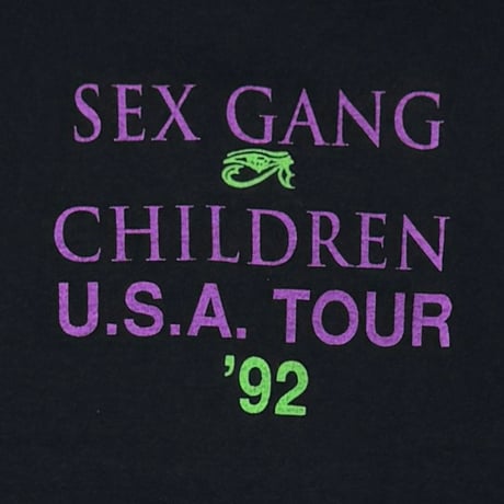 SEX GANG CHILDREN BLIND USA TOUR 1992 LS FRUIT OF THE LOOM XL 1388