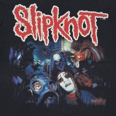 Slipknot 2001 MEMBER TEXT RED FITS XL 6093