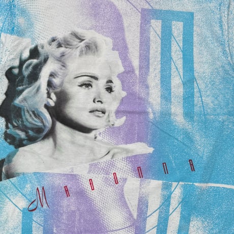 MADONNA GRADATION OVP BLUE/PURPLE HANES XL 3649
