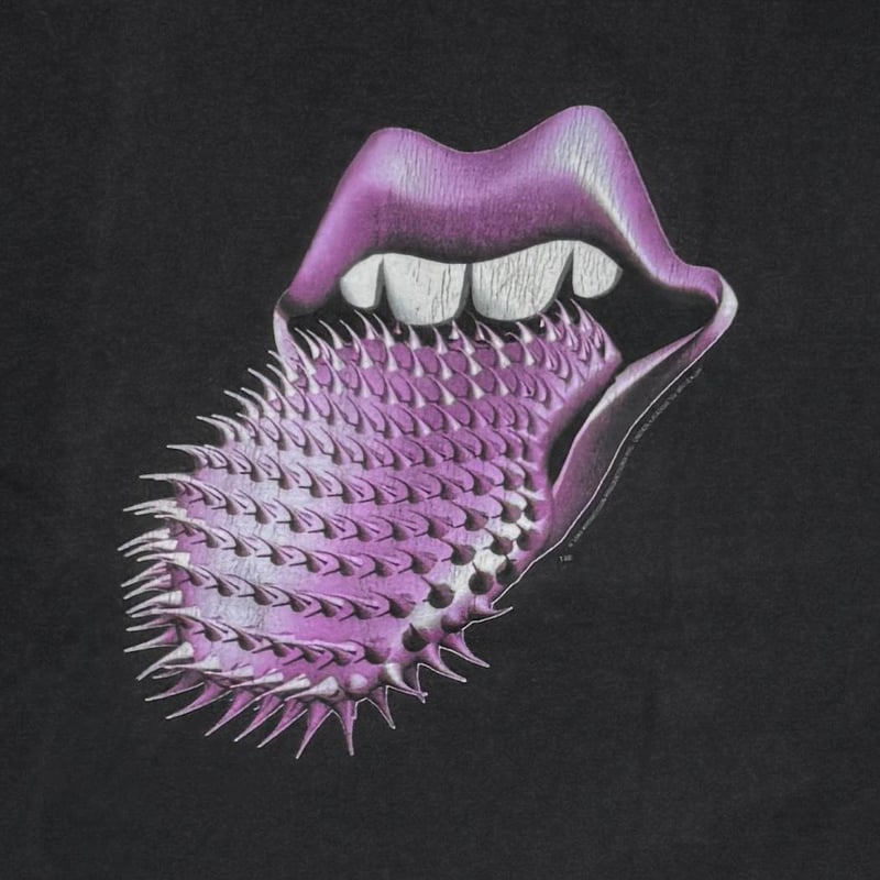 THE ROLLING STONES PURPLE SPIKE TONGUE VOODOO L