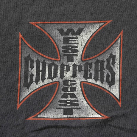 WEST COAST CHOPPERS CHROME LOGO LONG BEACH CA SS XL 9523