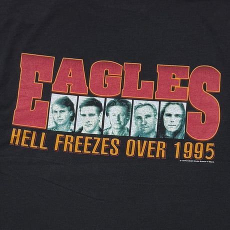 EAGLES HELL FREEZES OVER 1995 GIANT BY TULTEX XL 8139