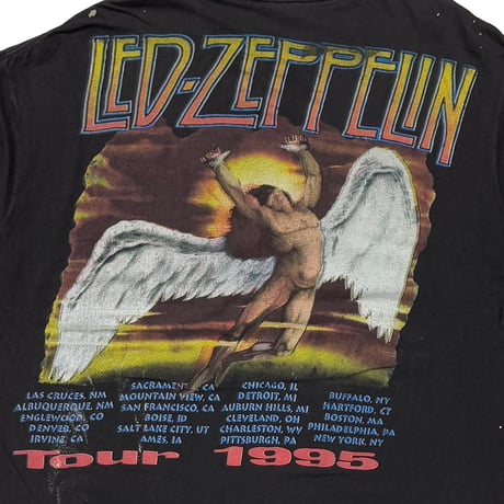LED ZEPPELIN 1995 WORLD TOUR BOOTLEG SHORT HILLS XL 2577