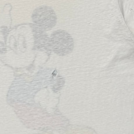 DISNEY VINTAGE CLASSIC MICKEY WHITE HANES LARGE 3425