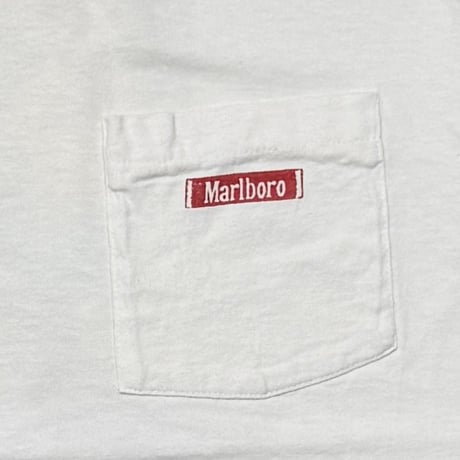 Marlboro CACTUS RODEO POCKET TEE WHITE FRUIT OF THE LOOM XL 9949