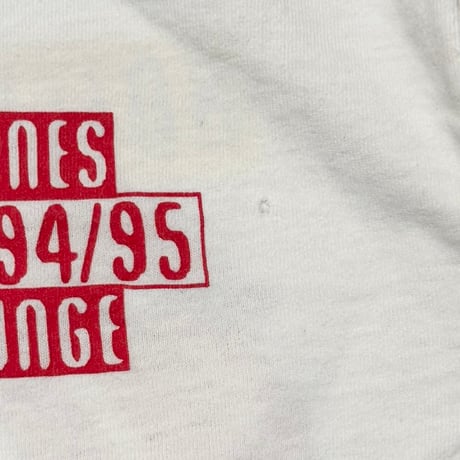 THE ROLLING STONES MULTI COUNTRY TONGUE VOODOO LOUNGE WHITE BROCKUM XL 2754
