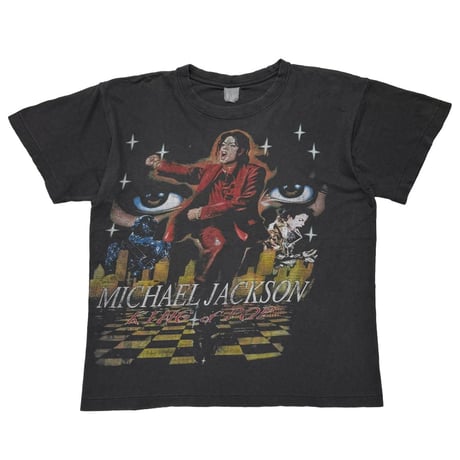MICHAEL JACKSON KING OF POP DANCE AND EYE LINK PRINT BLACK FITS XL 3661