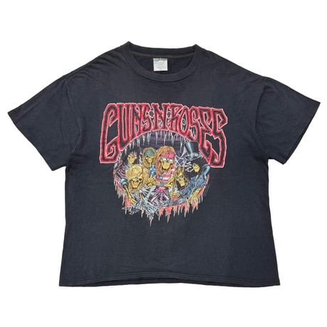 GUNS N' ROSES SKULL MEMBER JAPAN '93 BLACK BROCKUM XL 2496