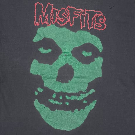 MISFITS HUGE GREEN SKULL BOOTLEG LS XL 1110