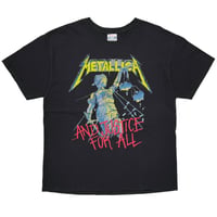 METALLICA AND JUSTICE FOR ALL... HANES LARGE 8501