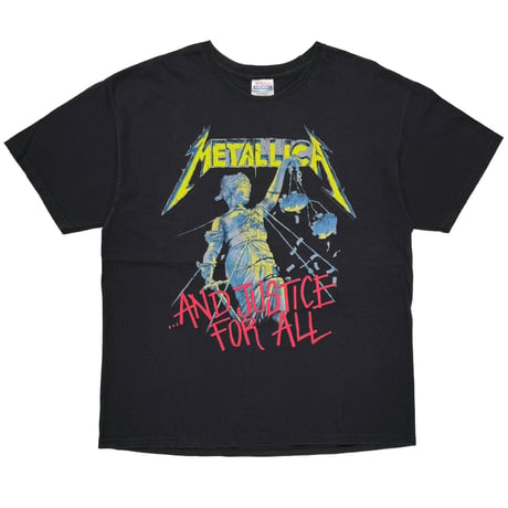 METALLICA AND JUSTICE FOR ALL... HANES LARGE 8501