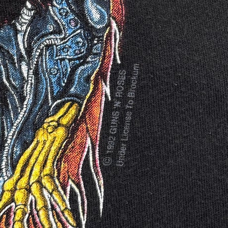 GUNS N' ROSES USE YOUR ILLUSION SKULL MEMBER SLEEVELESS FITS LARGE 0628
