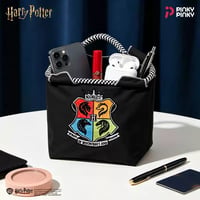 ハリーポッター ホグワーツ校章 ボックス型 バッグ 海外限定公式ライセンス PinkyPinky
