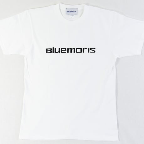 BLUEMORIS 半袖コットンTシャツ WT/BK