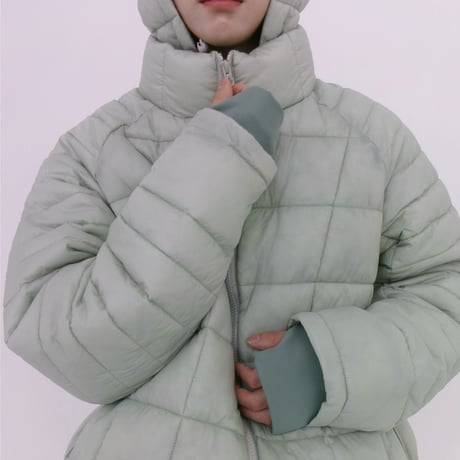 Highleft trace paff jacket / light green