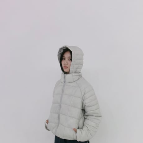 Highleft trace paff jacket / white