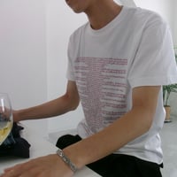 Highleft nature tee / white
