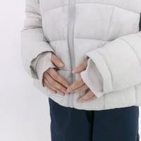 Highleft trace paff jacket / white