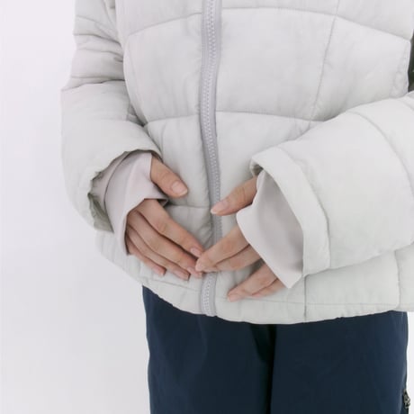 Highleft trace paff jacket / white
