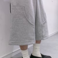 Highleft back bermuda sweat pants