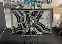 フレームアート　AM-C BK/WH (M) 120 X 76CM クリスタル付き