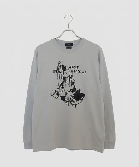 Jazz Band　ロングスリーブTシャツ　グレー