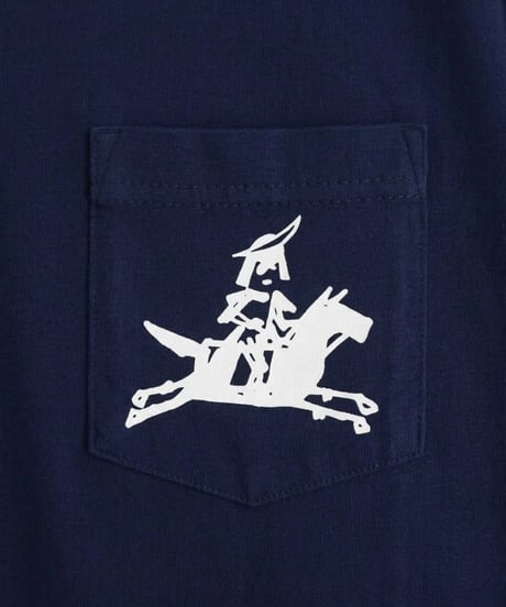 masamune ポケットTシャツ　ネイビー