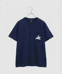 masamune ポケットTシャツ　ネイビー